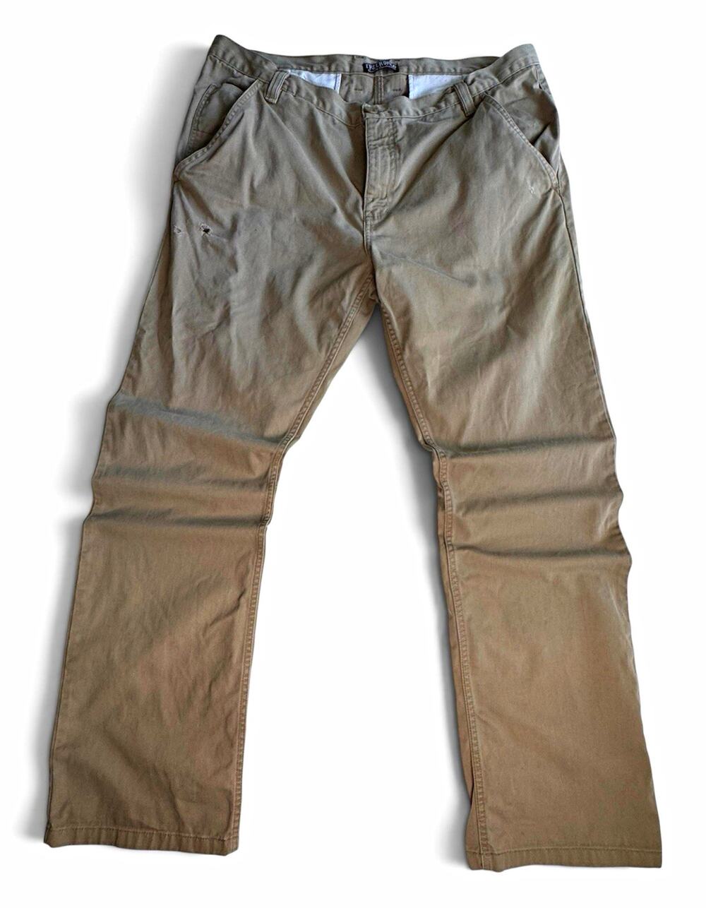 Freeworld Drifter Distressed Casual Pants Men's Size 40 Khaki 100% Cotton